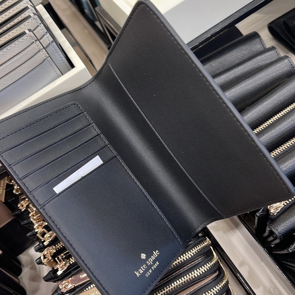 Kate Spade Madison Leather Passport Holder, Crush Proof, Black
NWT - Picture 4 of 16